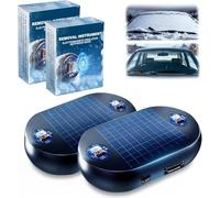 XUDUOO 2 x Car Deicer Electromagnetic, Electromagnetic Molecular Interference Antifreeze Snow Removal Tool, Portable Car Defroster Frost Protection, Quick De-Icing (B)