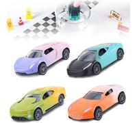 XUDUOO 4 PCS Colour Changing Cars, Water-Activated Toy Cars for Bath & Playtime, Alloy Car Toy, Perfect Vehicle Toys for Kids, Gifts for 3 4 5 Year Old Boys