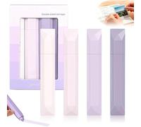 XUDUOO 4 Pcs Double Sided Tape Pen, Adhesive Glue Pens for Crafting Wrapping Paper and Parcels, Stationery Craft Glue Stick Pens for Scrapbooking, Home School Office Cards, Photo, Journaling Supplies