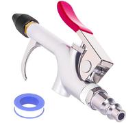 XUDYVCO Air Blow Gun Kit, Professional 2-Way Connection Air Nozzle Blow Gun with Rubber Tip and High Sealability 1/4IN Standard Quick Fitting, Powerful Pneumatic Air Blower Gun for Dust Cleaning