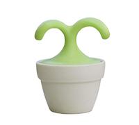 Xuebai Handheld Body Manual Massager Cute Mini Potted Plant Shaped Roller Ball Bead Relaxation Neck Foot Face Lift Beauty Tool Flower Pot Desk Decor Manual Massager Green