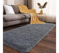 XUEDNGM Area Rugs for Living Room 130 x 250 cm(51 x 98inch) Thick Dense Pile, with Durable, Easy Care, Non-Slip Fluffy Quality Rugs Runners Area Rugs Area Rugs Non-Slip, Grey