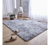 XUEDNGM Shaggy Area Rugs Large Rugs 70 x 100 cm(28 x 39inch) Modern, Fluffy, Non-Slip Underside, Easy Care Extra Large Shaggy Rug Soft Fluffy Area Rugs for Living Room Bedroom, Light Grey