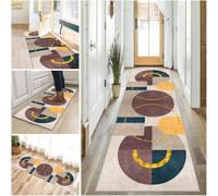 XUEGAIXIA Hallway Runner Rug Non-Slip Kitchen Rugs Washable Hallway Hall Runner 110 x 280 cm Narrow Rugs Heavy Duty Runner Rug for Entryway Floor Carpet Runner for Kitchen Hallway Bedroom Living Room