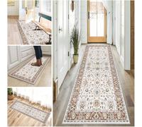 XUEGAIXIA Hallway Runner Rug Non-Slip Kitchen Rugs Washable Hallway Hall Runner 110 x 280 cm Narrow Rugs Heavy Duty Runner Rug for Entryway Floor Carpet Runner for Kitchen Hallway Bedroom Living Room