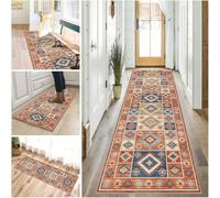 XUEGAIXIA Hallway Runner Rug Non-Slip Kitchen Rugs Washable Hallway Hall Runner 110 x 280 cm Narrow Rugs Heavy Duty Runner Rug for Entryway Floor Carpet Runner for Kitchen Hallway Bedroom Living Room