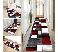 XUEGAIXIA Hallway Runner Rug Non-Slip Kitchen Rugs Washable Hallway Hall Runner 110 x 280 cm Narrow Rugs Heavy Duty Runner Rug for Entryway Floor Carpet Runner for Kitchen Hallway Bedroom Living Room