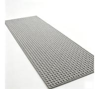 XUEHMIN Doormat Rubber Backing 115x195cm Grey | Washable Inside Entry Rug For Pets And Dogs, For Muddy Paws, Cut To Size For Muddy Paws & Shoes, Hallway
