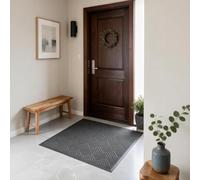 XUEHMIN Floor Mat Dirt Trapper 40x85cm Grey | Washable Door Mats, Kitchen Mat For Pets And Dogs, For Muddy Paws, Cut To Size For Bedside, Home, Hotel Entrance