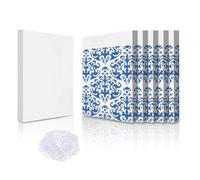 XUEHU 8.5 x 11 Inch Fabric Backing Board, Poster and Fabric Storage Boards with Plastic Alligator Clips for Folding (30)