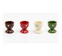xuejaunshop Manual Whisk Egg Cup Cute Ceramic Soft Boiled Egg Holder for Breakfast Brunch Balloon Whisk (Color : Natural)