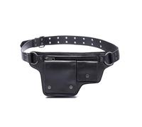 XUELILEU Fanny Packs for women fashionable,Fanny Pack Lace Waist Bag Pouch Utility Belt Fanny bag Waist Pack for Sports Hiking Travel Renaissance Faire Festival Fanny Pack, 14/1Black, 11.5cm(W)*2.5cm