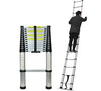 XUELOMZ Telescopic Aluminum Ladder 8m 7m 6.2m 5m 4m 3.8m 3.2m 2m 1m - Extending Ladder for Home Use Roof RV Attic Lightweight & Portable Heavy Duty Design