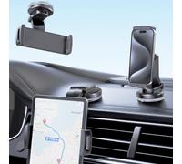 Xuenair Car Dash Phone Mount, 180° Adjustable Arm, iPad Dashboard Mount, Never Fall Z Fold 5 4 3 2, 360° Rotatable for iPhone 15 14 13 Pro Max Samsung Windshield