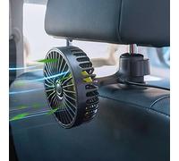 xuenair Carseat Fan, [Extremely Silent] Baby Car Seat Headrest Fan For Backseat Of Car, Small USB Fan Mini Cooling Fan Portable Clip On Baby Crib Kids Dogs Vehicle Backseat Desk