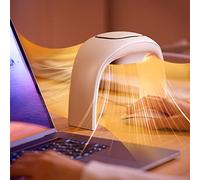 xuenair Heated Mouse Pad Hand Warmer, Heated Desk Warmer for Office Gaming Adjustable Temperature with 5ft Cable, Desktop Hand Warmer for Kids Men and Women-White