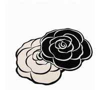 xueneige Floral Non Slip Rubber Bath Mat Super Absorbent Quick Drying & Washable Artistic Accessory For Kitchen Bathroom Bedroom