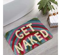 xueneige Get Naked Bath Mat Cute Bathroom Rugs Absorbent Non-Slip Bathroom Floor Mats Girls Funny Funky Rug Bedroom Home Decor