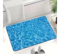 xueneige High Absorbency Anti-Slip Water Ripple Diatomite Entry Bath Rug Bathroom Easy Maintenance