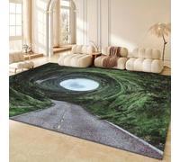 xueneige Optical Illusion Rug Crystal Velvet 3D Door Mat With Memory Foam Cushion Cool 3D Visual Effect Non-Slip Indoor Mat Perfect For Entryway Or Living Room In 40 x 60cm Size