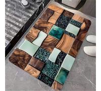 xueneige Stone Texture 3D Visual Diatomite Bath Rug Bathroom Entry Anti-Slip High Absorbency Fast Drying Mat
