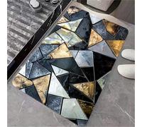 xueneige Stone Texture 3D Visual Diatomite Bath Rug Bathroom Entry Anti-Slip High Absorbency Fast Drying Mat