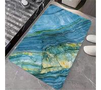 xueneige Stone Texture 3D Visual Diatomite Bath Rug Bathroom Entry Anti-Slip High Absorbency Fast Drying Mat