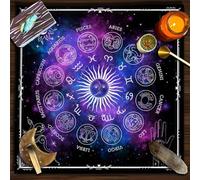 xueneige Tarot Altar Cloth Square Witchcraft Mat Divination Altar Tablecloth for Cards Reading Witchcraft Crystals Rituals Spiritual Supplies