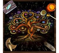 xueneige Tarot Altar Cloth Square Witchcraft Mat Divination Altar Tablecloth for Cards Reading Witchcraft Crystals Rituals Spiritual Supplies