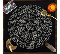 xueneige Tarot Altar Cloth Square Witchcraft Mat Divination Altar Tablecloth for Cards Reading Witchcraft Crystals Rituals Spiritual Supplies