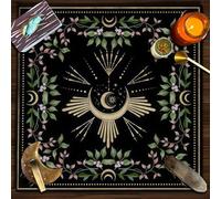 xueneige Tarot Altar Cloth Square Witchcraft Mat Divination Altar Tablecloth for Cards Reading Witchcraft Crystals Rituals Spiritual Supplies