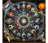 xueneige Tarot Altar Cloth Witchcraft Divination Mat Square Altar Tablecloth for Cards Reading Witchcraft Crystals Rituals Spiritual Supplies