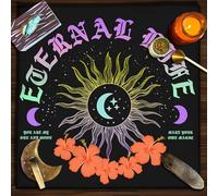 xueneige Tarot Altar Tablecloth Divination Mat Witchcraft witch altar Tablecloth for Cards Reading Witchcraft Crystals Rituals Spiritual Supplies