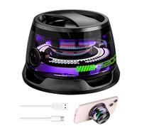 Xueniu G200 Multifunctional Magnetic Bluetooth Speaker, Mini Portable Wireless Phone Stand Gaming Speaker with Multi-RGB Light for Outdoor, Shower, Travel for Phone