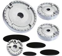 XUEQI 1Set Oven Gas Hob Burner Crown Flame Cap Gas Burner Flame Cap Fits Most Gas Stove Burners