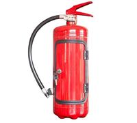 XUEQI 33cm Storage Box for Fire Extinguisher Mini Bar Portable Storage Box for Spirits and Glasses Wine Cooler Ornaments Gifts for Men,Red