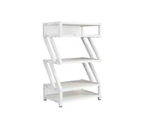 XUEQIZHENG Printer Stand, Minimally Designed Office Storage Rack Copy Cabinet Printer Stand Multi-layer Floor Ceiling and(White)