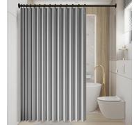 XUEQXUE Door Curtain for Doorway Privacy 108 x 199 cm Blackout, Privacy, Room Divider, Isolate Oil Smoke Folding Shower Curtain for Office Bathroom Bedroom Doorway, Grey