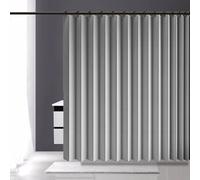 XUEQXUE Folding Door Curtain 153 x 199 cm Blackout, Privacy, Room Divider, Privacy, Isolate Oil Smoke Accordion Doors Pleat Curtains for Office Bathroom Bedroom Doorway, Grey