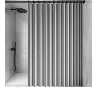 XUEQXUE Laundry Room Curtain 125 x 190 cm Blackout, Thermal, Energy Saving, Soundproof, Dividers Magnetic Thermal Insulated Door Curtain for Bedroom Room Living Doorway, Grey