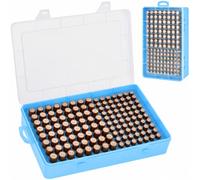 Xuerdon 134-Slot Battery Organizer Storage Case for AA and AAA Batteries