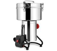 XUETAO Electric Grain Grinder Grain Mills 4500g Electric Grain Mills Grinder Stainless Steel Commercial Spice Grinder For Kitchen Herb Corn Spice Pepper Coffee With Button Control