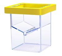 XUEYEGONGJI Incubator, Aquarium Breeder Box For Fish Tank, 4.33x3.39x3.39 Floating Square Isolation Box for Baby Fish, Baby Tank