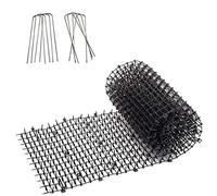 XUEYEGONGJI Scat Mat for Cats Cat Scat Mat for Pets Garden Deterrent with Spikes Metal Pegs Prickle Strip U Dig Network M