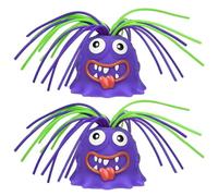 XUEYEGONGJI Screaming Monster Toy 2Pcs Hair Pulling Stress Relief 6 Sounds Scream Toys for Adults Kids Cute Cartoon Funny Scream Toy Fatigue Toys Stress Relief