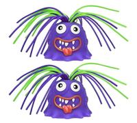 XUEYEGONGJI Screaming Monster Toy 2Pcs Hair Pulling Stress Relief 6 Sounds Scream Toys for Adults Kids Funny Scream Toy, Monster Toys