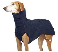 XUEYEGONGJI Turtleneck Dog Suit High Collar Pet Clothes for Medium Large Dogs Winter Warm Big Dog Coat Hound Great Dane Dog Supplies (Color : Dark Blue, Size : M)