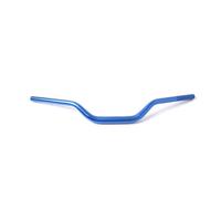 XUEZHEN Motorcycle Handlebars，Pro Taper Handlebars 28mm 1-1/8'' Motorcycle Handlebar CNC Aluminum Alloy Sandblasting Steering Wheel(Blue-laser logo)