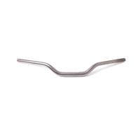 XUEZHEN Motorcycle Handlebars，Pro Taper Handlebars 28mm 1-1/8'' Motorcycle Handlebar CNC Aluminum Alloy Sandblasting Steering Wheel(Titanium-no logo)