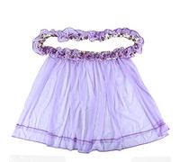 XUEZHEN Tv Cover Tv Dust Cover Computer Monitor Protection Stick Wall-Mounted Desktop Curved Screen Soft Fabric Craft(Purple yarn)